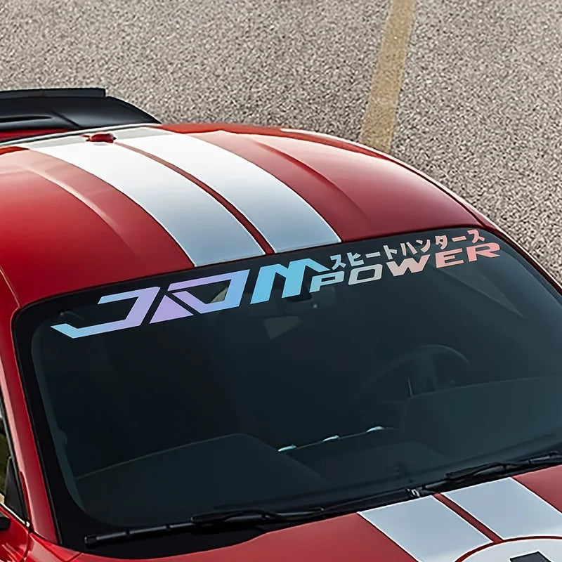 JDM Style Windshield Decal | Large 98.5cm Vinyl Car Sticker