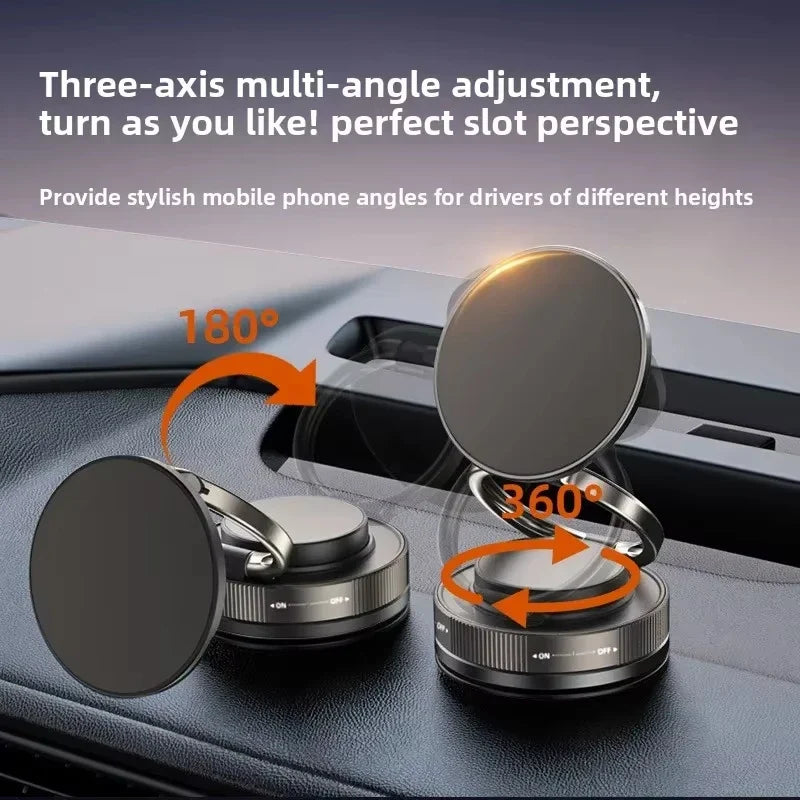 Vacuum Magnetic Phone Holder Stand | Magsafe Suction Cup Phone Mount