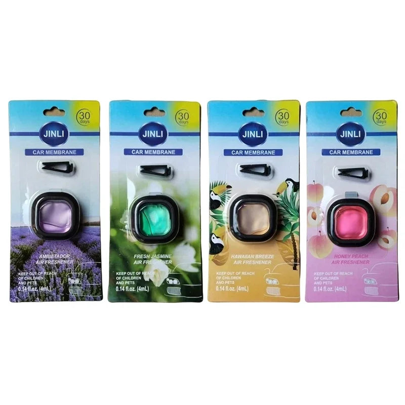 Car Air Freshener Vent Clip | Long-Lasting Jasmine Essential Oil Scent