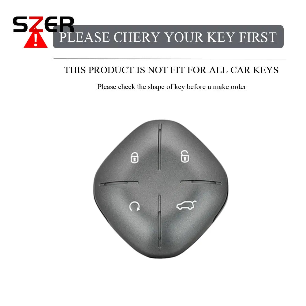 TPU Full Cover Remote Key Shell for Chery Jetour Dashing X-1 Plus DTC 2022-2023