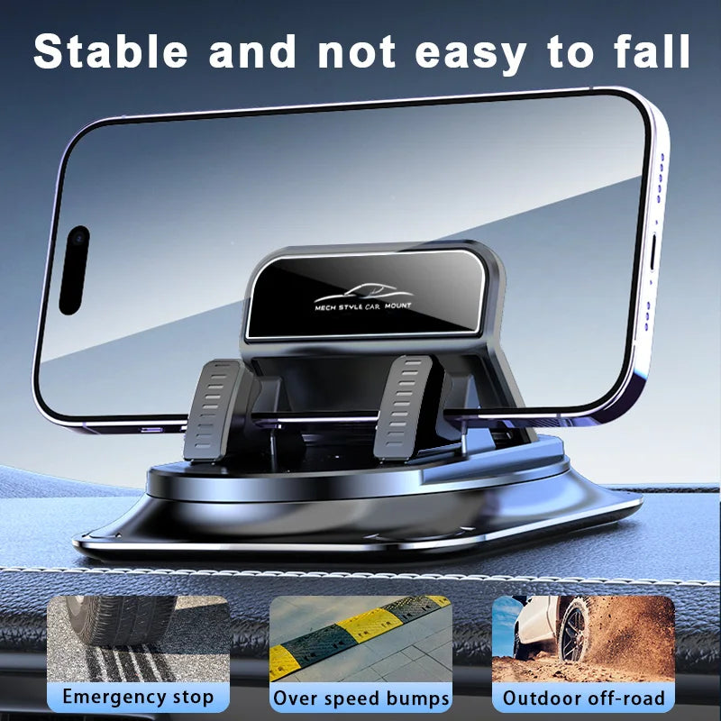 Lcars Car Phone Holder with Anti-Slip Design and Rotatable Stand