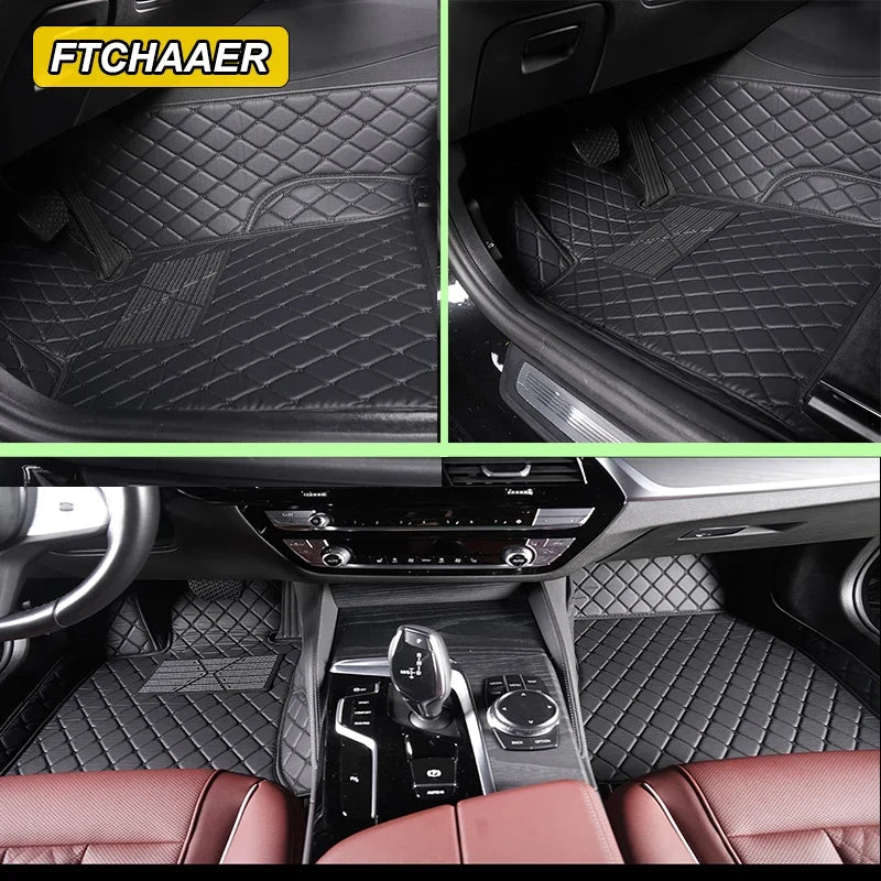 Ftchaaer Custom Car Floor Mats for Volkswagen VW Golf