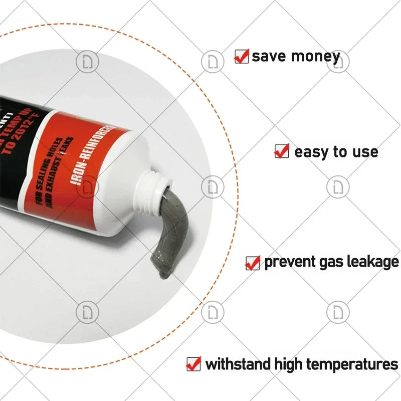 High Temperature Sealant | Car Exhaust Pipe Repair Kit