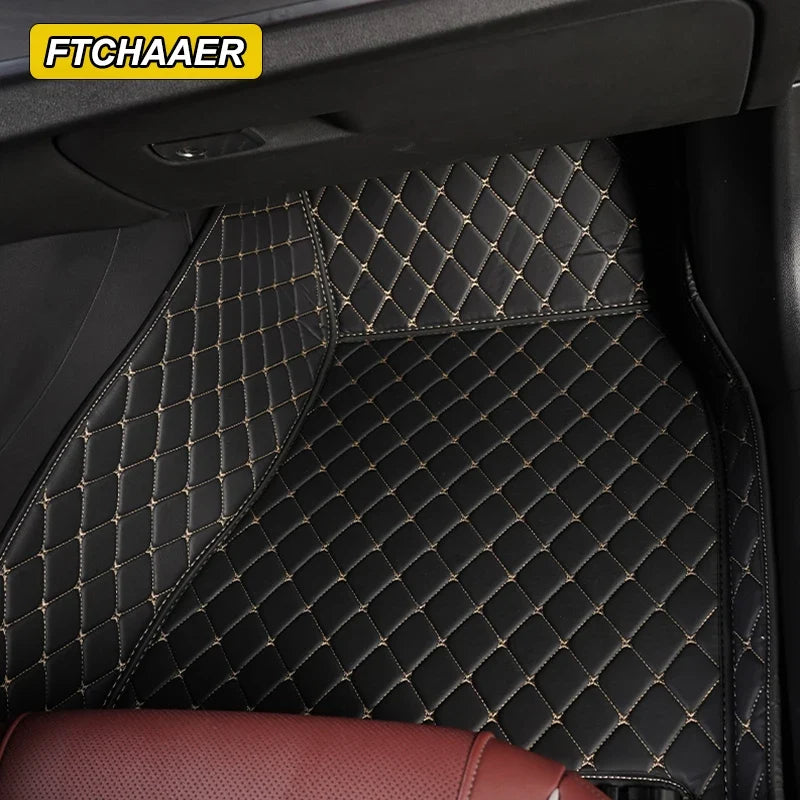 Ftchaaer Custom Car Floor Mats for Volkswagen VW Golf