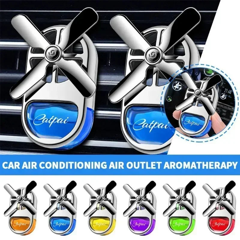 Rotary Propeller Car Air Freshener Aromatherapy Perfume