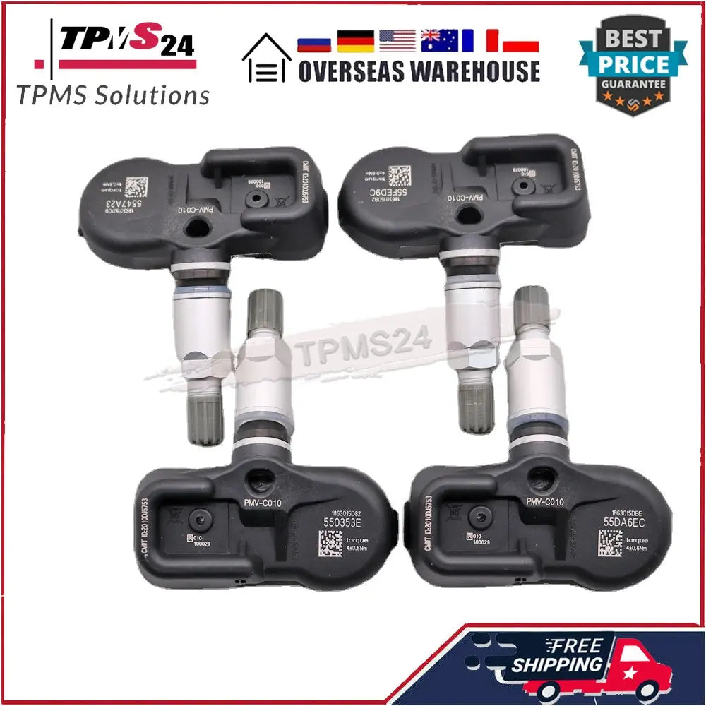 4PCS 315MHz TPMS Sensor for Lexus GS NX LS RC Toyota Camry | PMV-C010 42607-30040