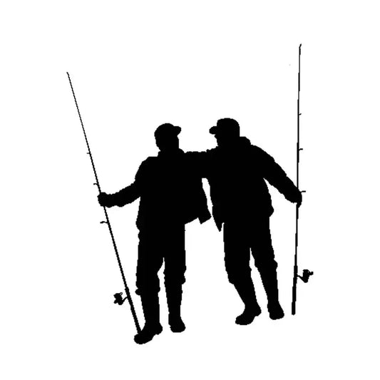 Personalized Good Friends Go Fishing Car Stickers Waterproof PVC