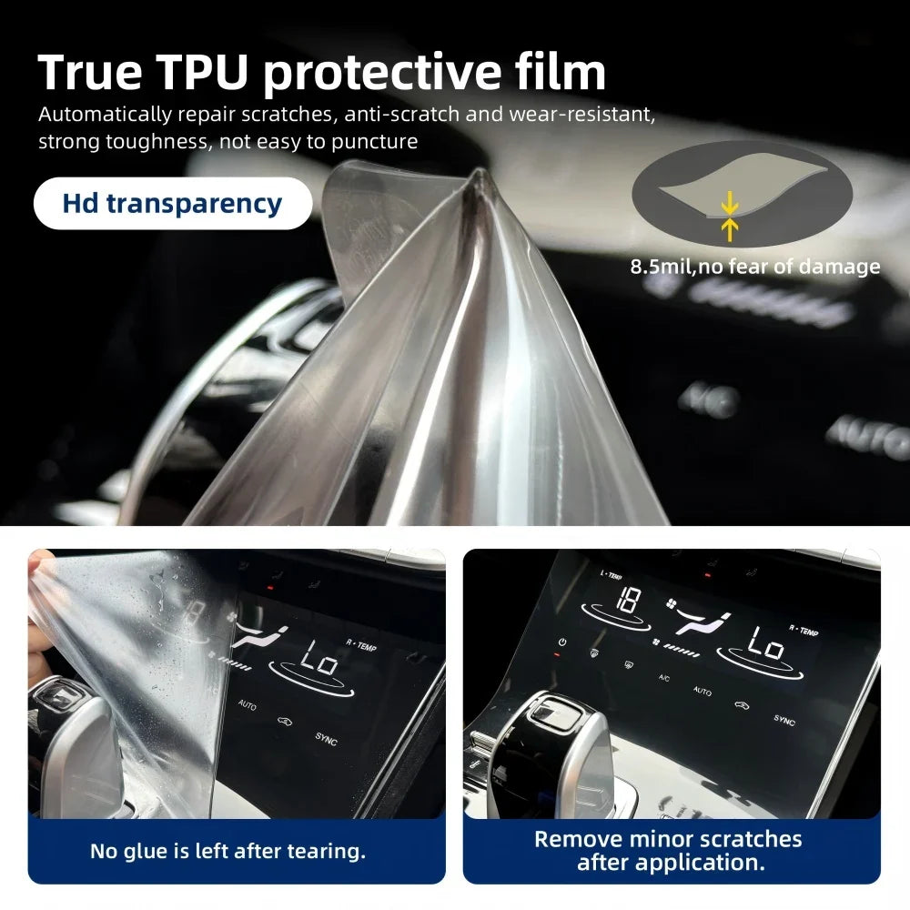 For Mazda CX-50 2023 2024 TPU Center Console Dashboard Protector Film