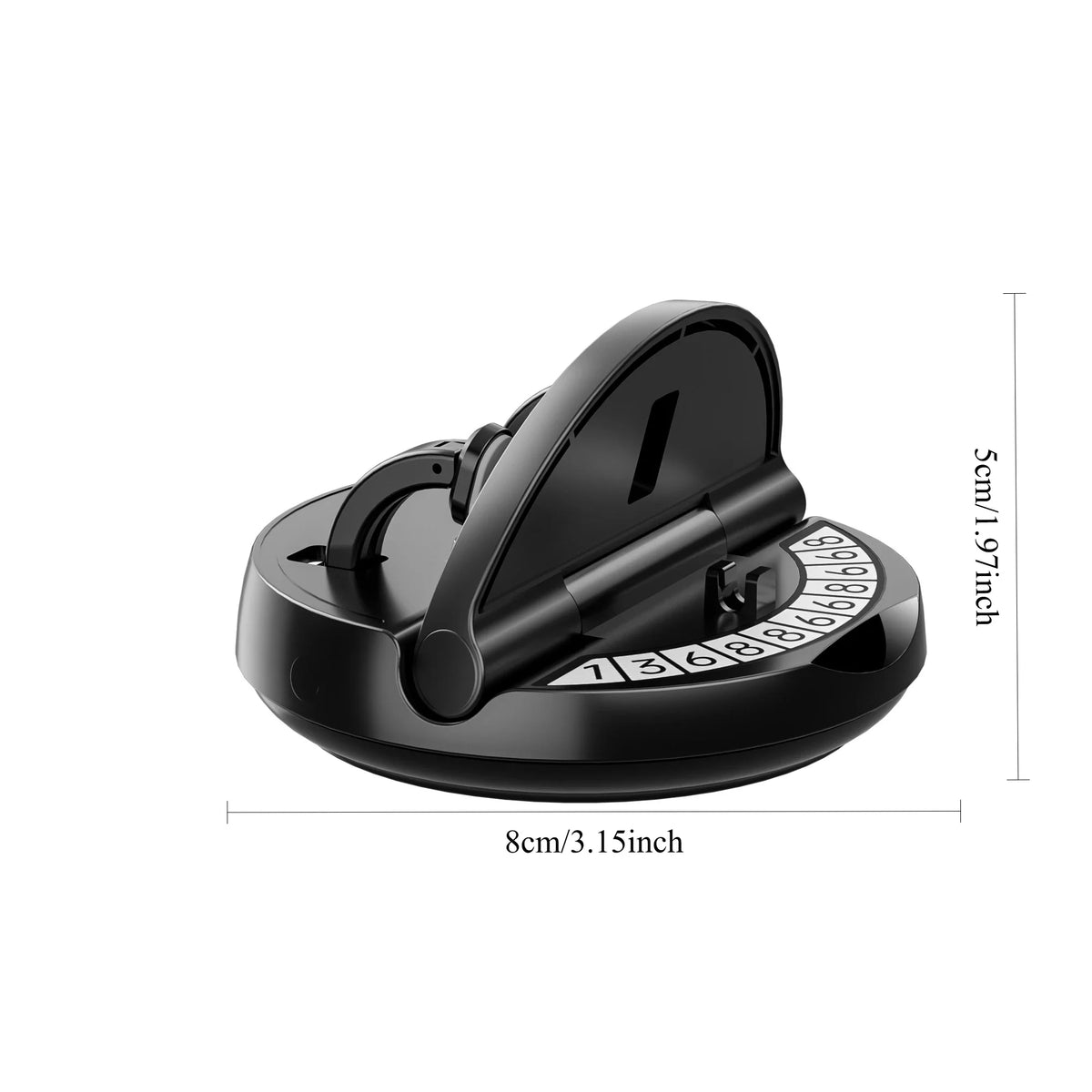 Lcars Rotating Phone Holder with Parking Number Plate