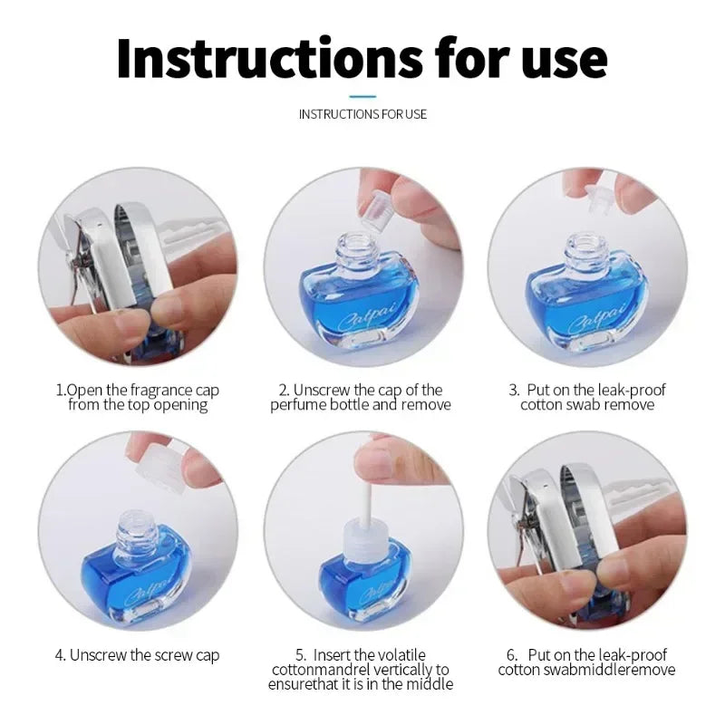 Rotary Propeller Car Air Freshener Aromatherapy Perfume