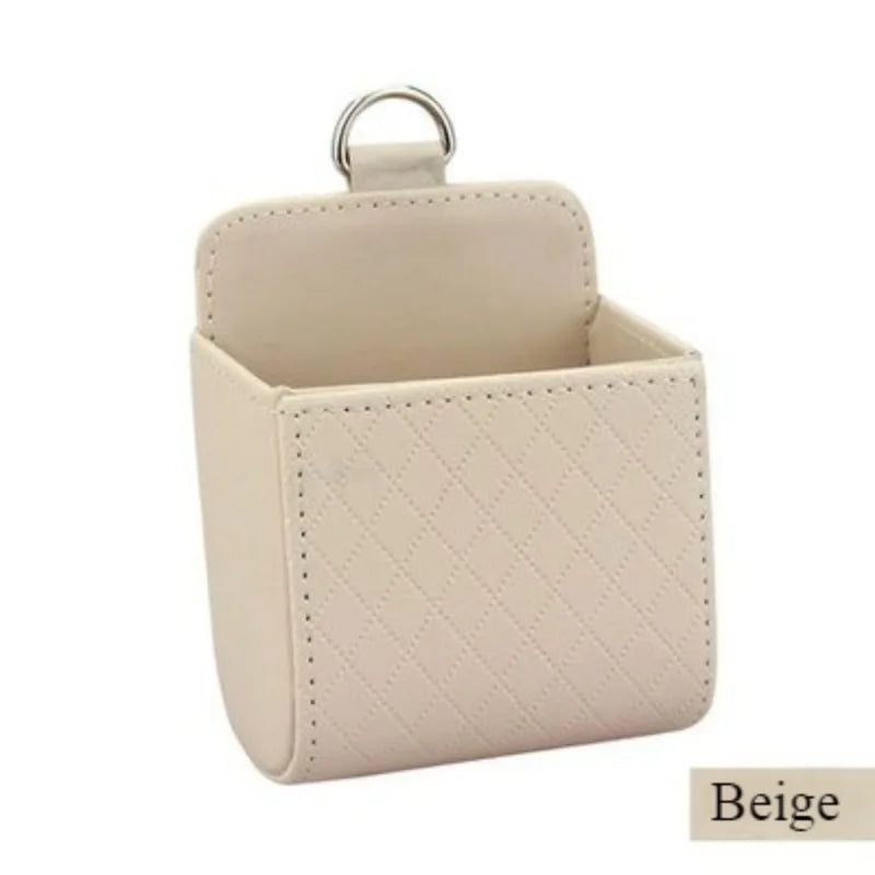 Leather Seat Crevice Storage Box