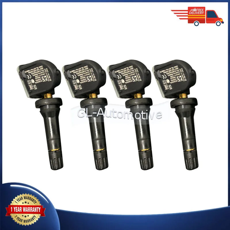 433MHz TPMS Tire Pressure Sensor for Ford Edge Explorer Fiesta Focus Ranger | 4 Pack