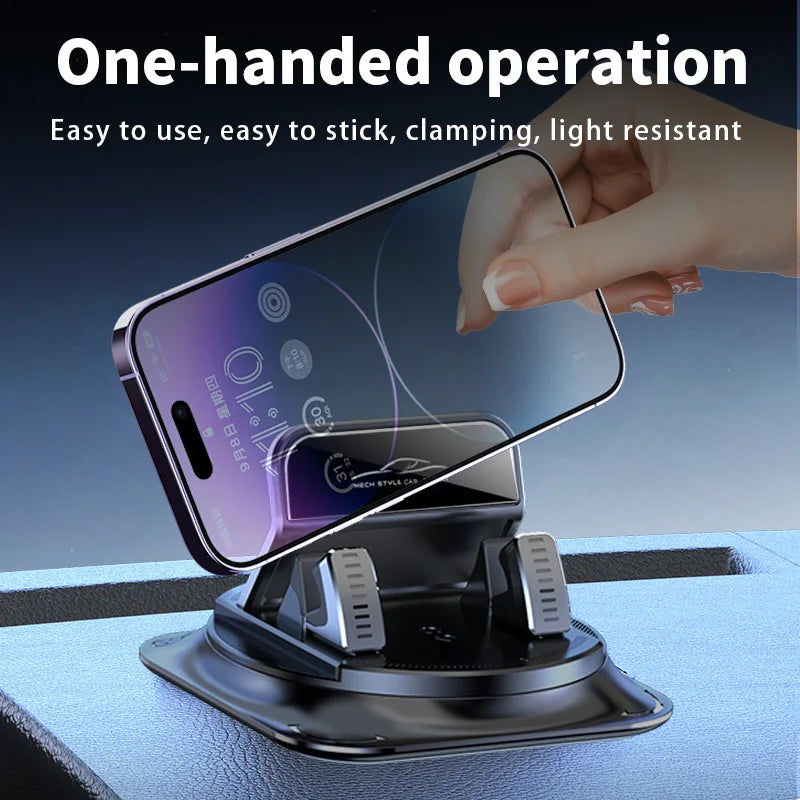 Lcars Car Phone Holder with Anti-Slip Design and Rotatable Stand