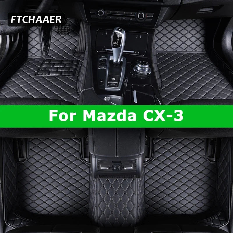 Ftchaaer Custom Floor Mats for Mazda CX3 2015-2023