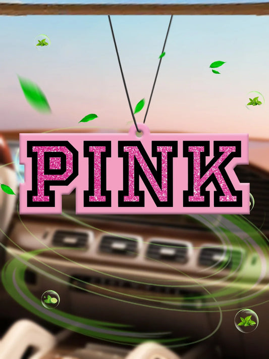 Pink Solid Car Air Freshener Vent Clip Ocean Scent