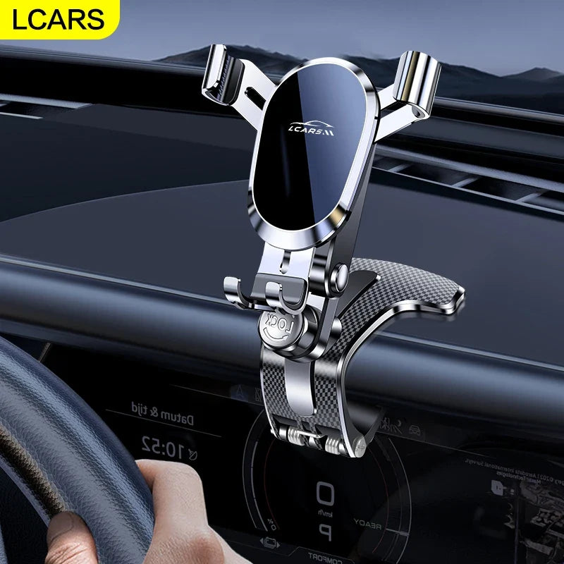 Car Phone Holder Dashboard Adjustable Fixed Navigation Bracket