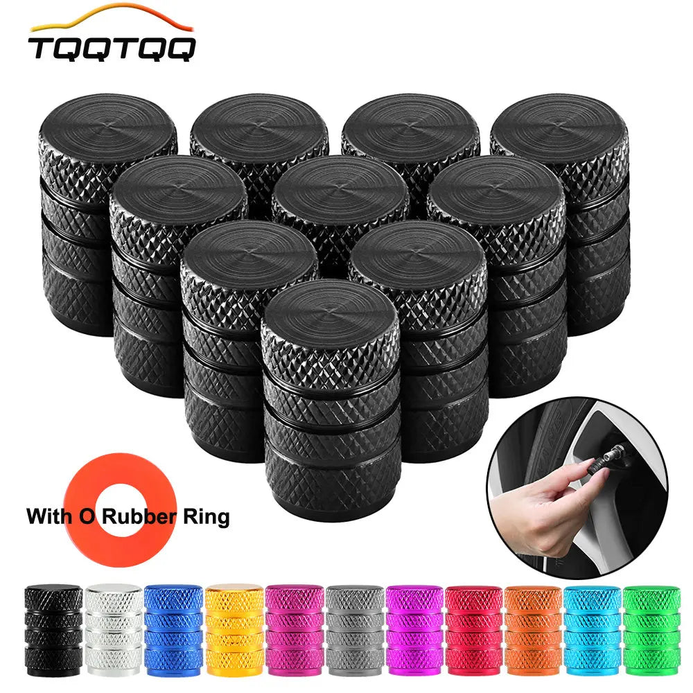 Aluminum Tire Valve Caps | Dustproof Universal Stem Covers