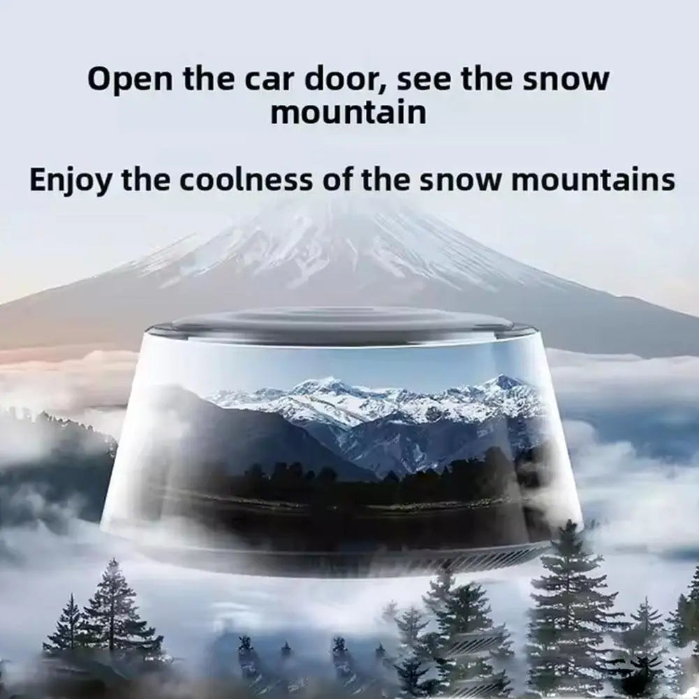 Car Fragrance Diffuser Rechargeable Mist Diffuser RGB Interior Light