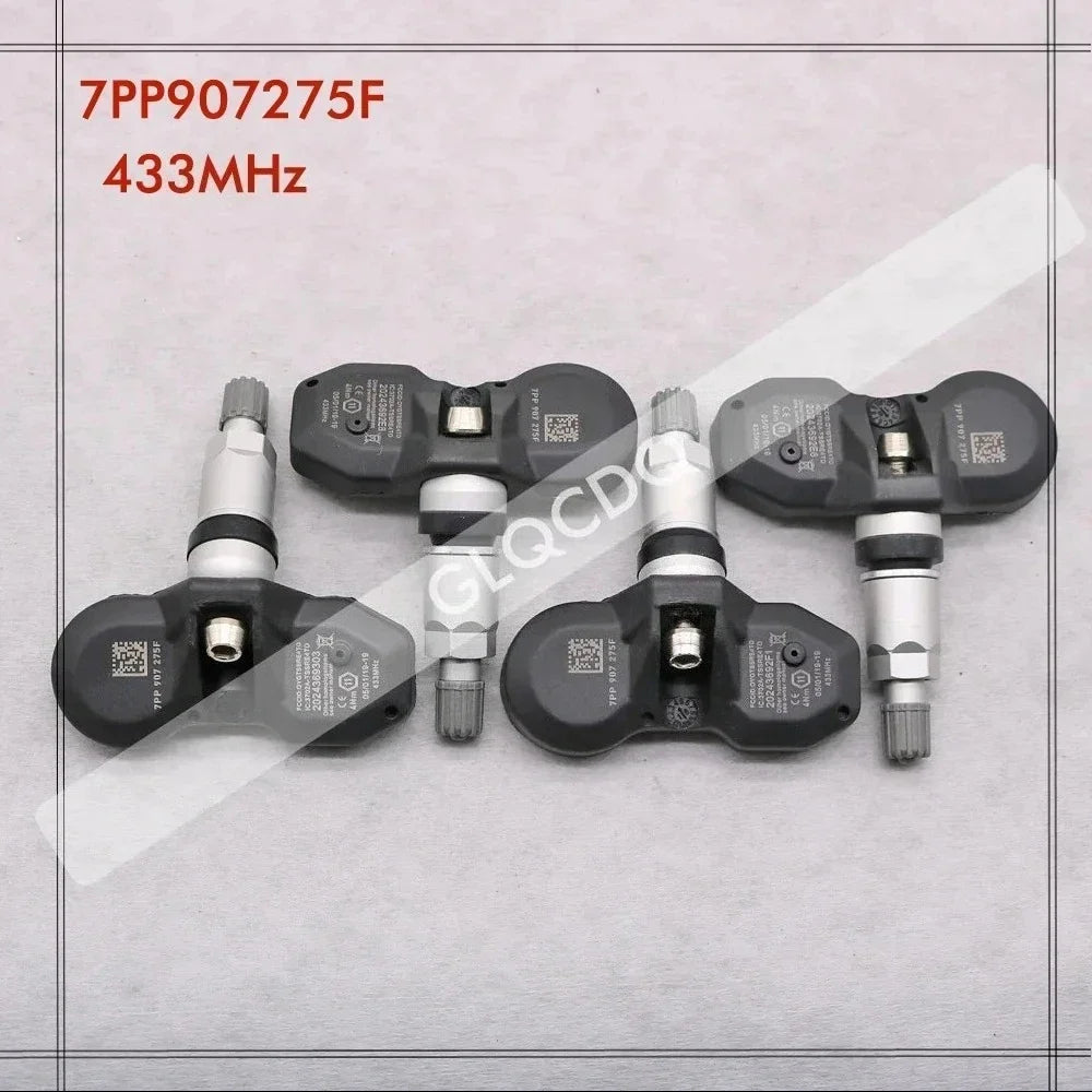 TPMS Tire Pressure Monitor Sensor 4 PCS 7PP907275F for Audi Porsche VW Bentley