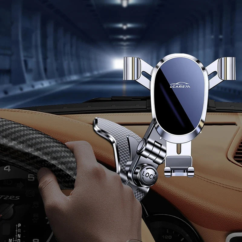 Car Phone Holder Dashboard Adjustable Fixed Navigation Bracket