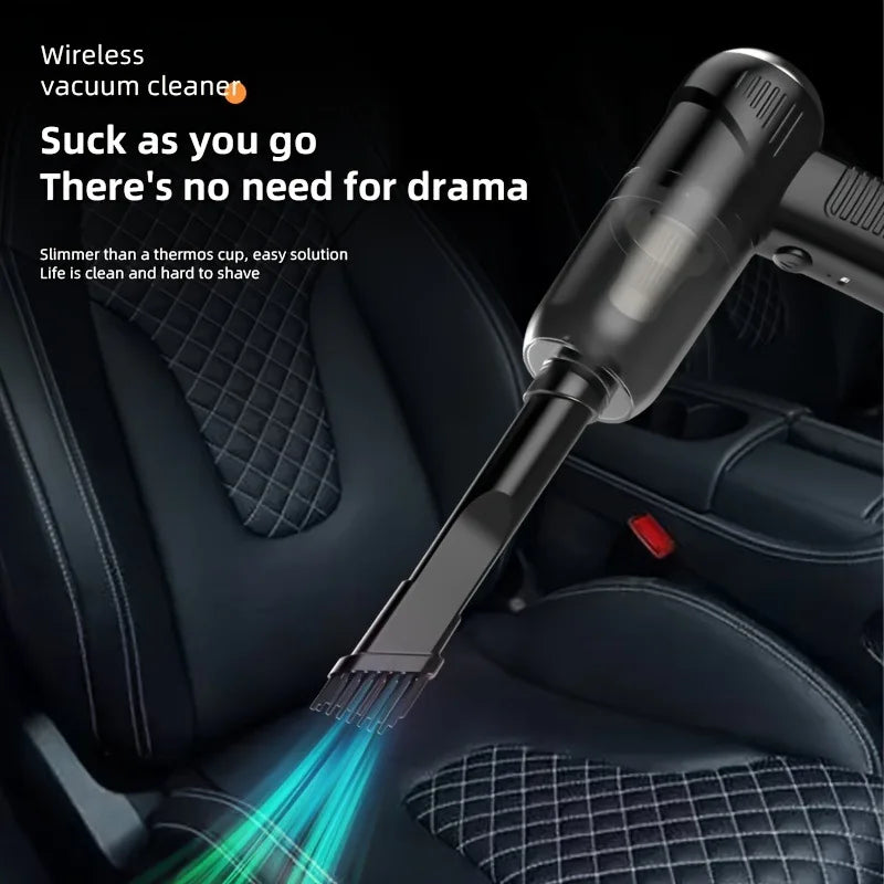 6 in 1 Car Vacuum Cleaner | Wireless Handheld Suction and Blower for Home and Auto
