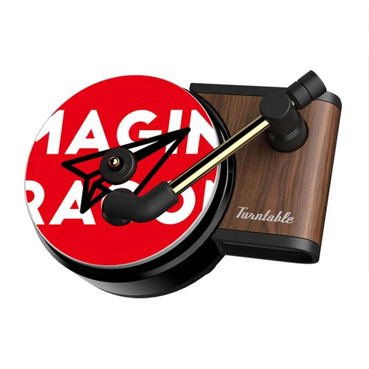 Turntable Car Air Freshener Vent Clip Aroma Diffuser