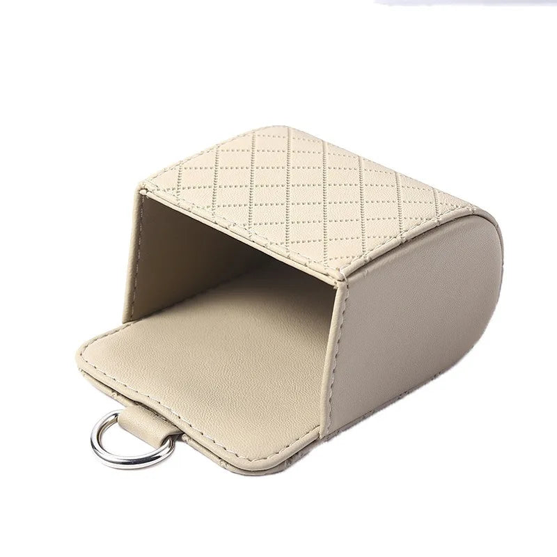 Leather Seat Crevice Storage Box