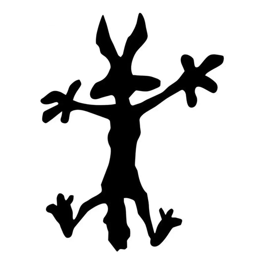 Sly Coyote Car Sticker Waterproof Vinyl Decal