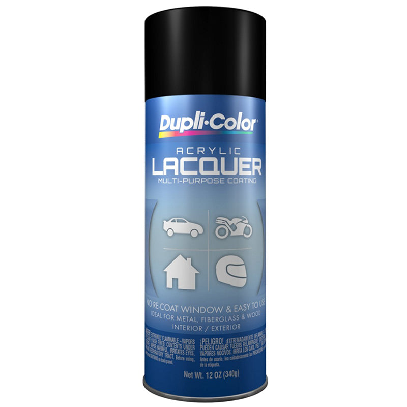 FAST Flat Black Lacquer Paint 12oz - DAL1607