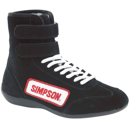Simpson Safety High Top Shoe Black 9 - 28900BK