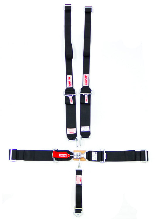 Simpson Safety L&L L&L 55" Lap BI 5PT PD HN Blk