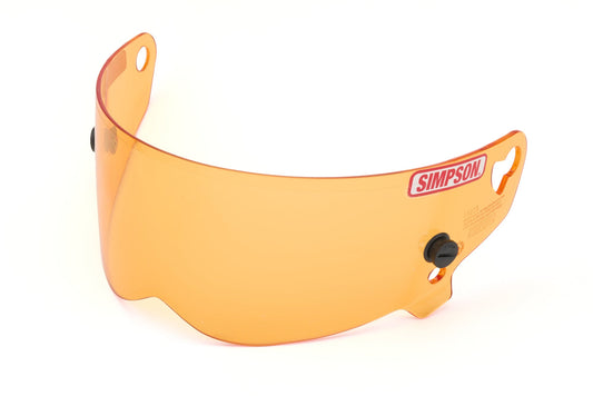 Simpson Safety Super Bandit Amber with/ Blue Blo - 89403A