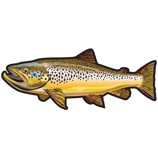 Wild Brown Trout Car Sticker PVC Decal