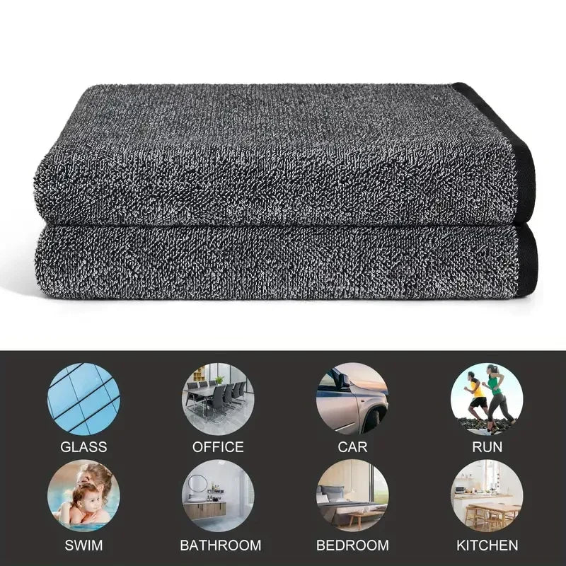 2pc Absorbent Microfiber Cleaning Cloth