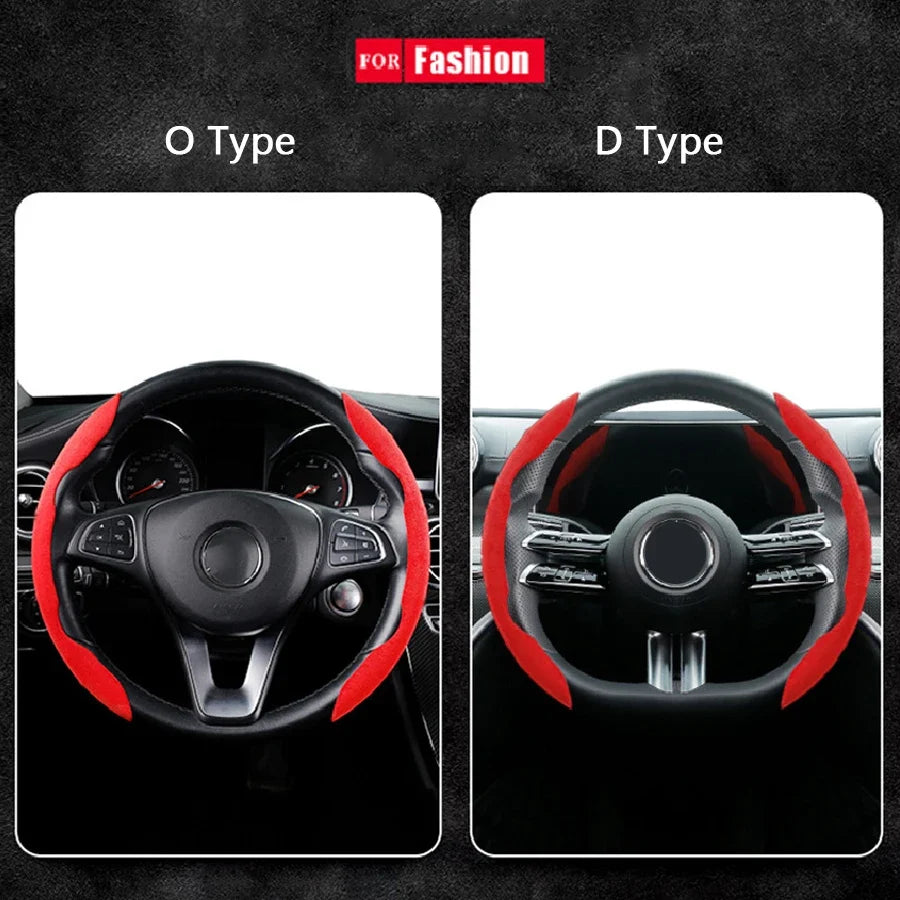 Rayfone Suede Universal 38CM Steering Wheel Cover