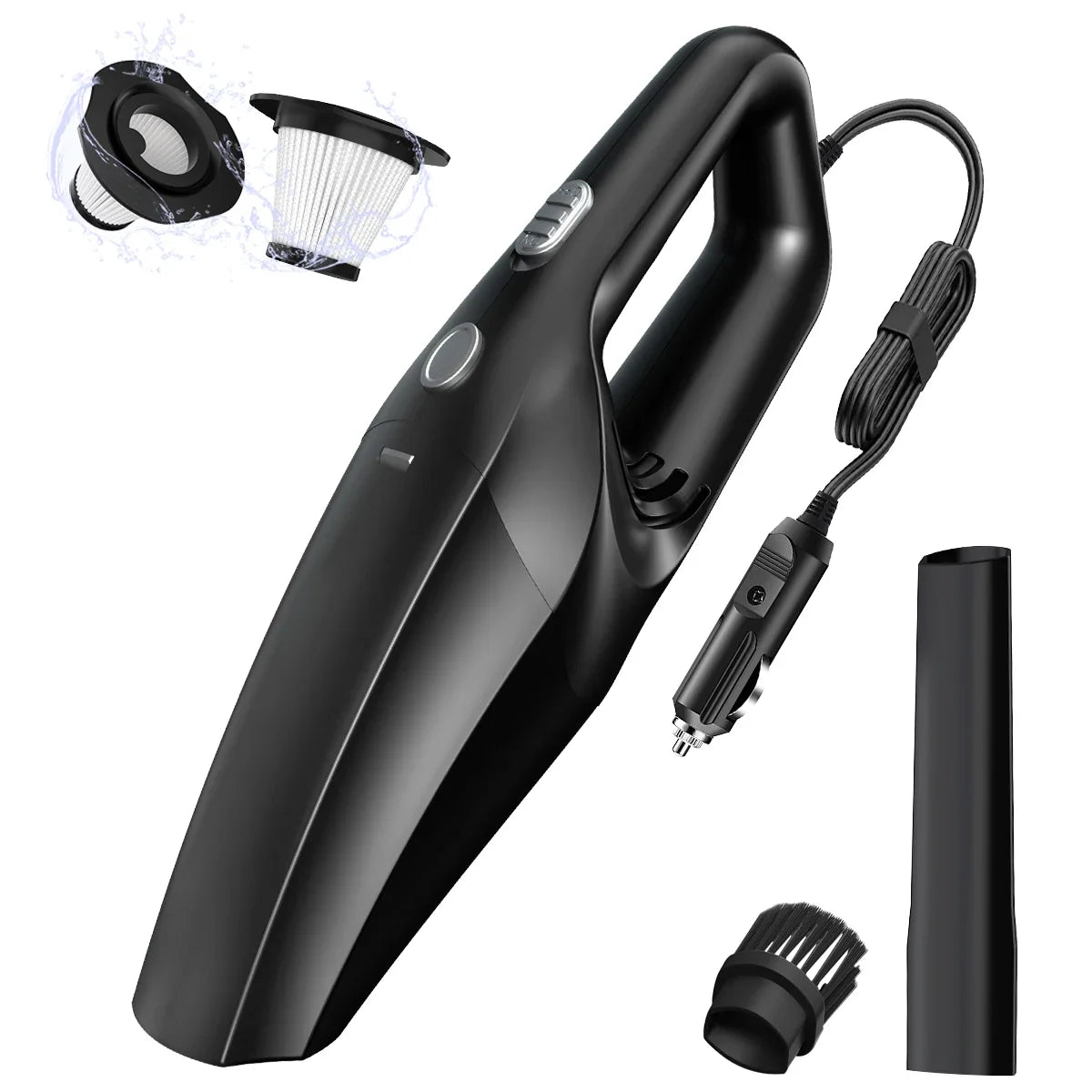 Wired Handheld Portable Mini Car Vacuum Cleaner | 12V High Suction Multi-Purpose Pump