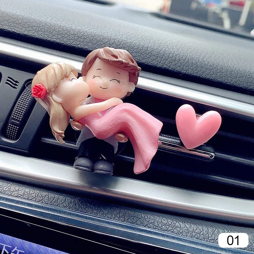 Couple Car Air Vent Clip Fragrance Diffuser