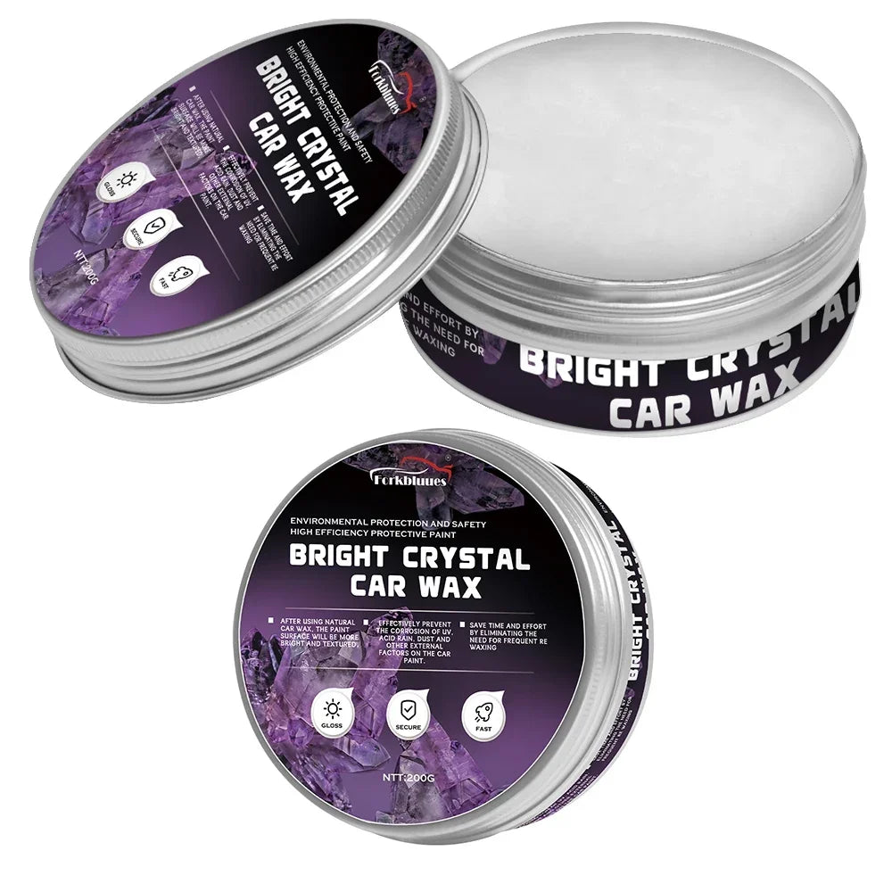 Car Wax Crystal Plating Set | Auto Nano Ceramic Coating Scratch Removal Agent