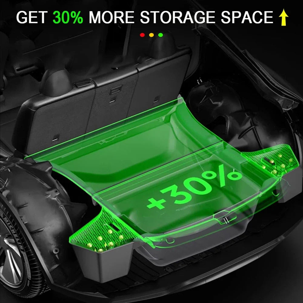 2026 Model Y Juniper Rear Trunk Storage Bins Rubber Cargo Liner