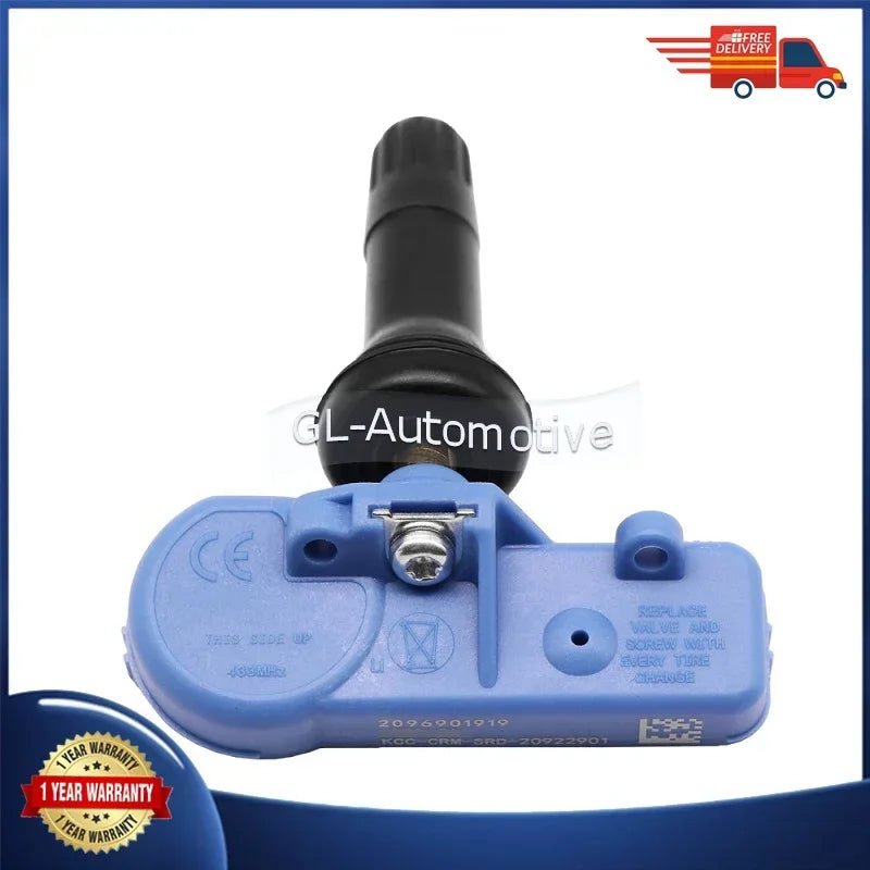 4PCS 433MHz Tire Pressure Monitoring Sensor TPMS Sensor for Chevrolet Orlando 2010-2018 13581561