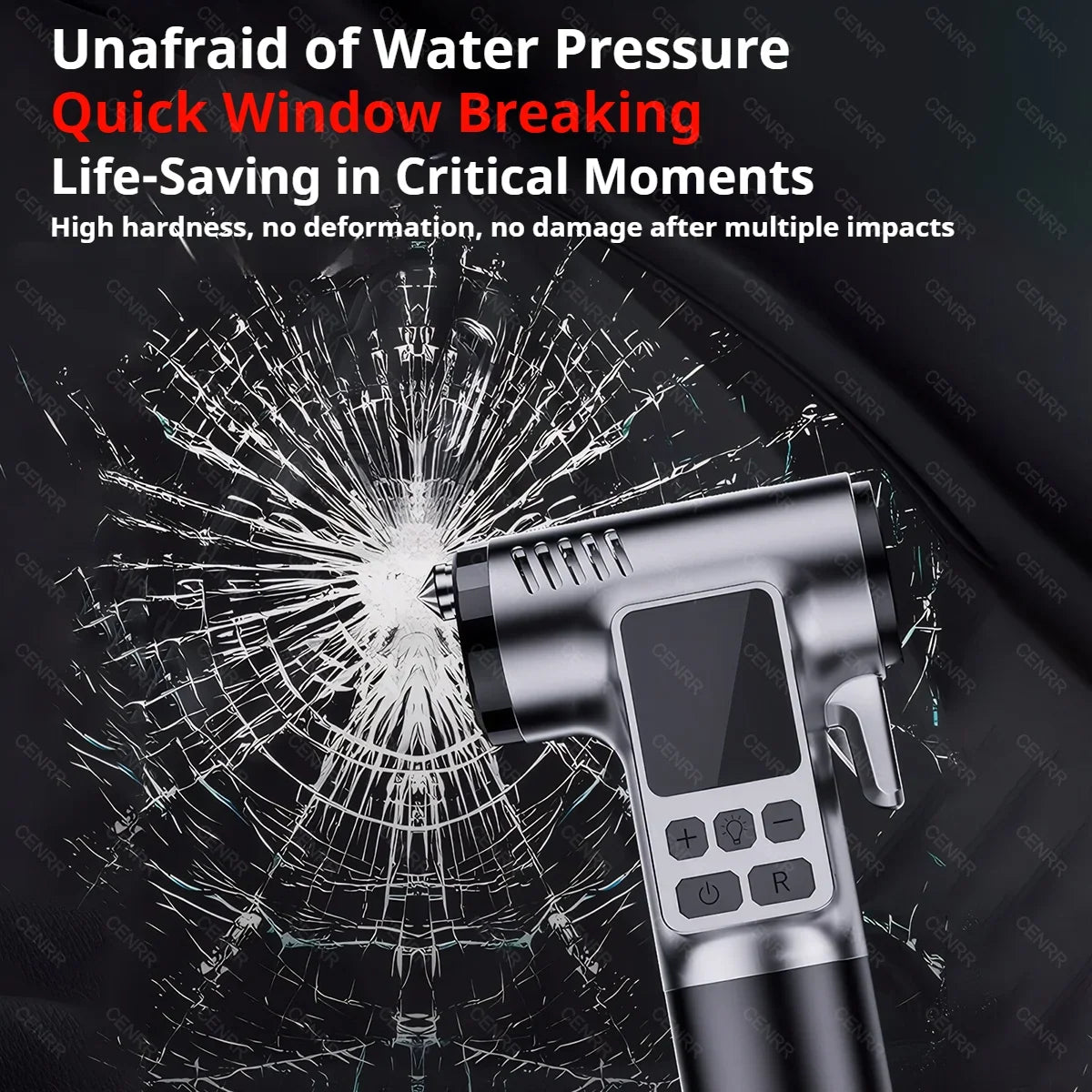 Wireless Car Tire Inflator | Portable Air Compressor with Emergency Tools