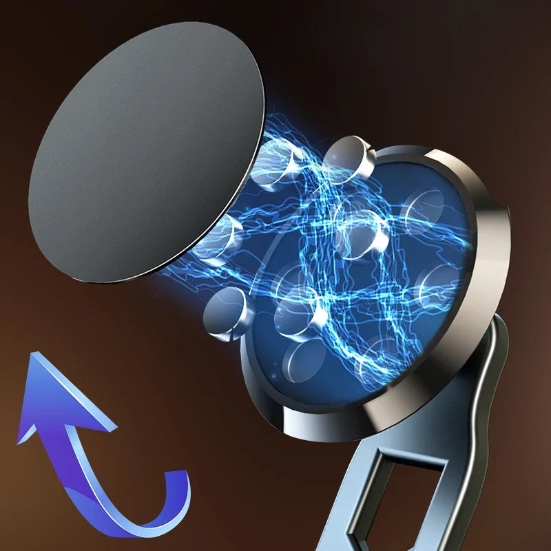720° Rotation Magnetic Car Phone Holder | Extendable Magnet Cellphone Bracket