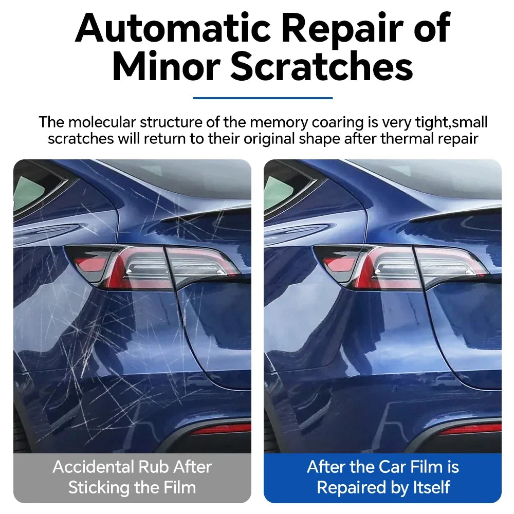 Precut PPF for Tesla Model Y (2020–2024) | 9-Mil TPU Paint Protection Film Clear Bra