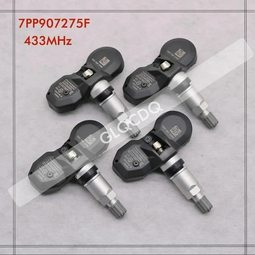 TPMS Tire Pressure Monitor Sensor 4 PCS 7PP907275F for Audi Porsche VW Bentley