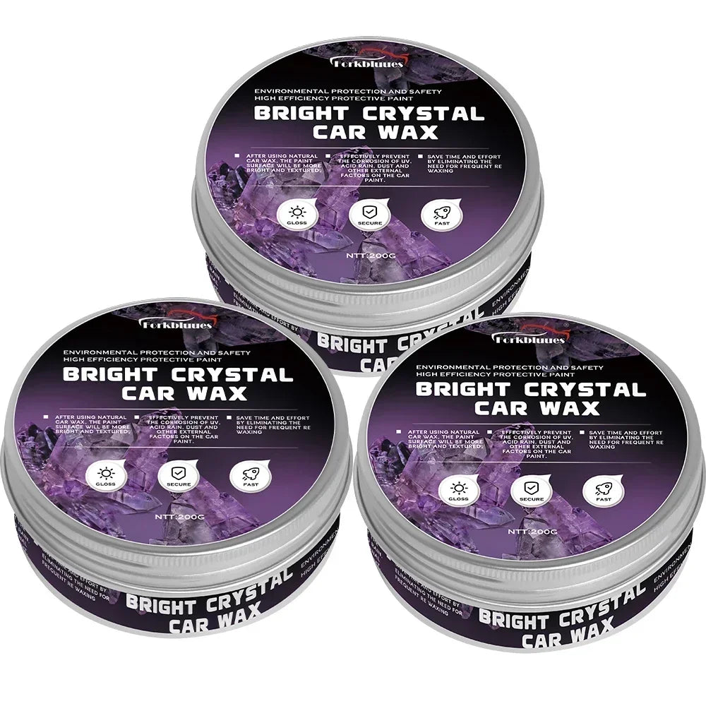 Car Wax Crystal Plating Set | Auto Nano Ceramic Coating Scratch Removal Agent