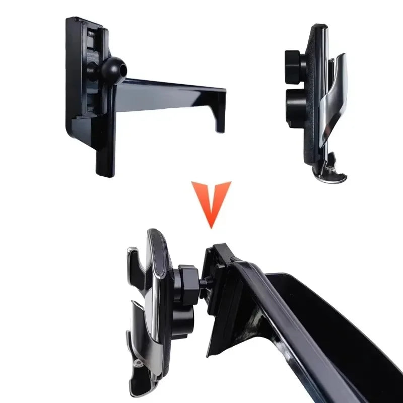 NoEnName_Null Mazda CX5 2022 Car Phone Holder With Wireless Charging