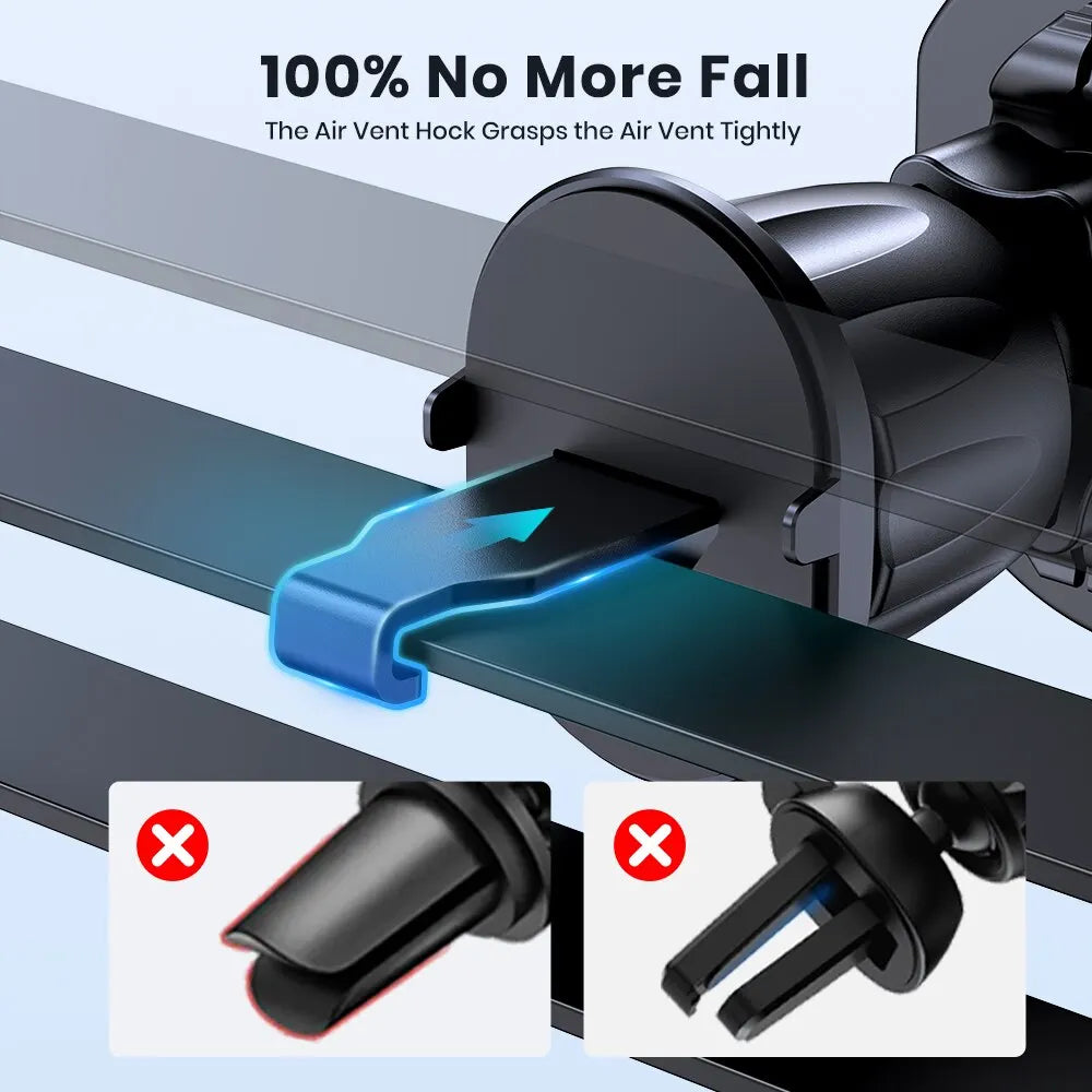 Magnetic Car Phone Mount in Holder Air Vent Magnetic | 6 N52 Magnets Universal Mobile Phone Holders for iPhone 15