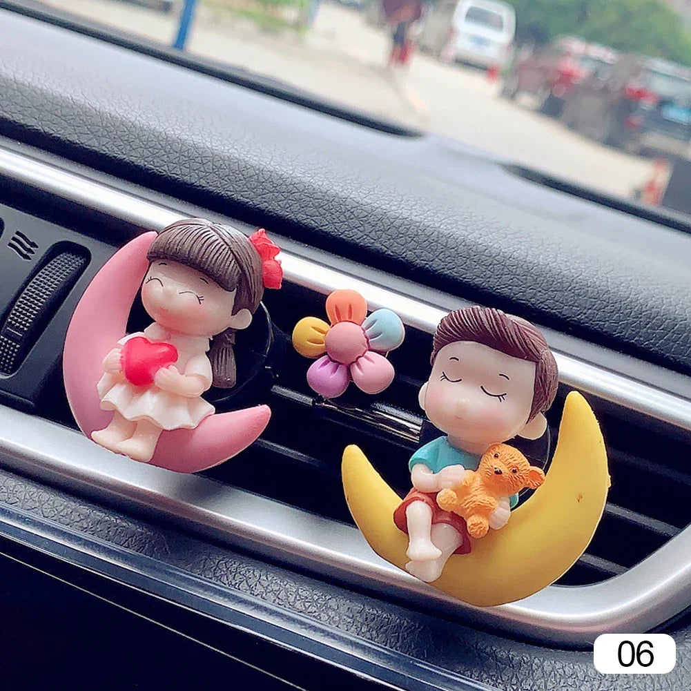 Couple Car Air Vent Clip Fragrance Diffuser