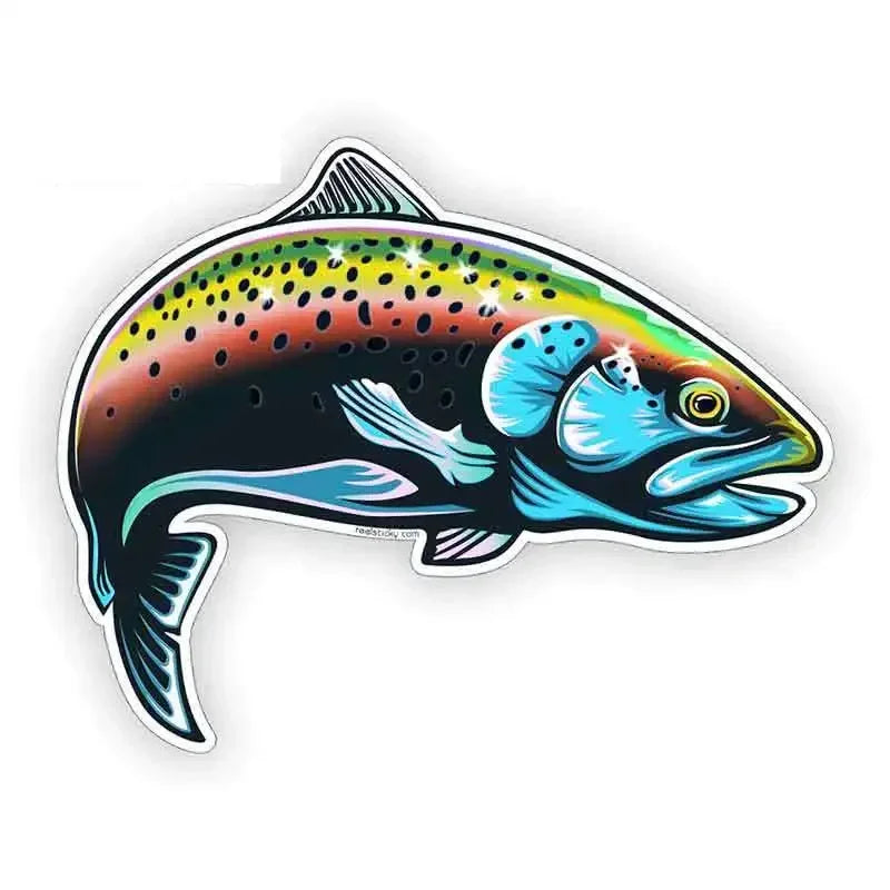Wild Brown Trout Car Sticker PVC Decal