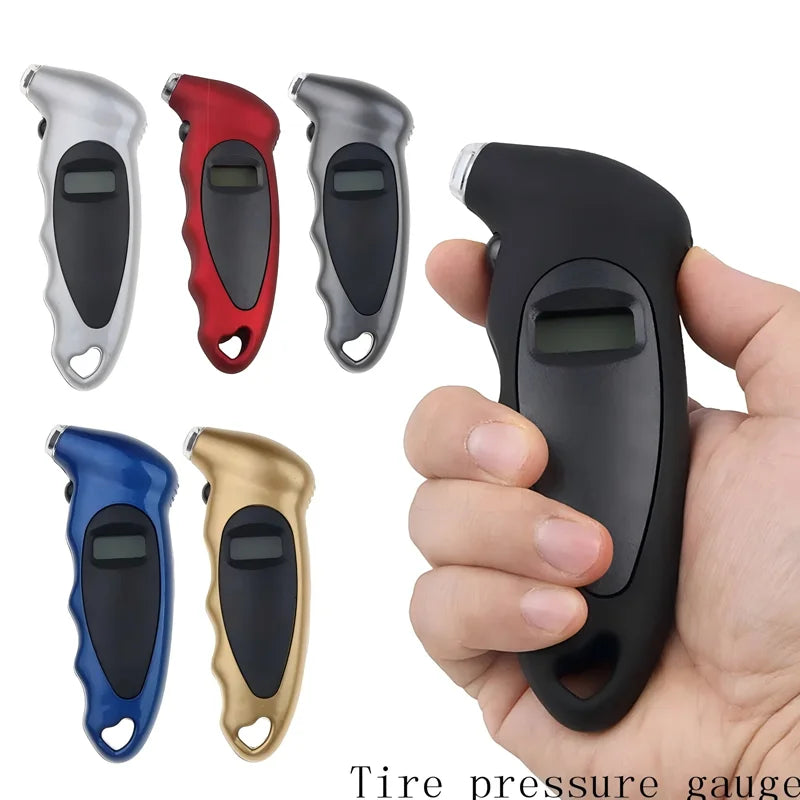 FAST Digital Tire Pressure Gauge with LCD Display | 4-Unit Car Tire Tester